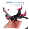 AUTSUPPL 1pc Double Clip Mobile Phone Stand Durable Holder for Tablets and Smartphones Rotatable Stable Desktop Rack for Use view 3