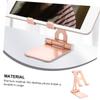 1pc Foldable Phone Holder Stand Multifunctional Desktop Tablet Storage for Live-Streaming Conferencing Photography Design Compatible All Cellphones Tablets view 4