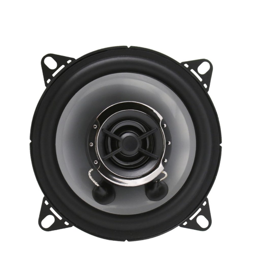 2pcs Dual Cone Car Speaker Horn Automotive Audio System with Easy Installation Stylish Black Design for Vehicle Door and Side Panel Replacement