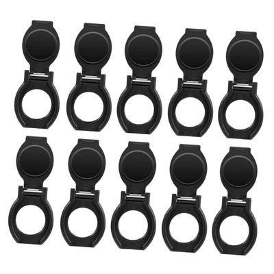 MOLUCKFU 10 Pcs Camera Lens Covers Privacy Security Covers Made of Abs Thin Design for Cameras Black