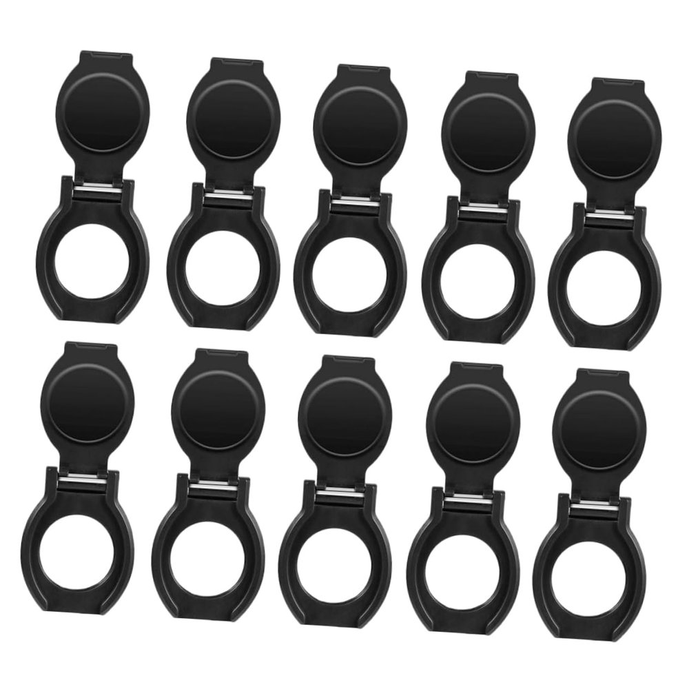 MOLUCKFU 10 Pcs Camera Lens Covers Privacy Security Covers Made of Abs Thin Design for Cameras Black