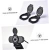 MOLUCKFU 10 Pcs Camera Lens Covers Privacy Security Covers Made of Abs Thin Design for Cameras Black view 3