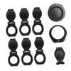 MOLUCKFU 10 Pcs Camera Lens Covers Privacy Security Covers Made of Abs Thin Design for Cameras Black view 4