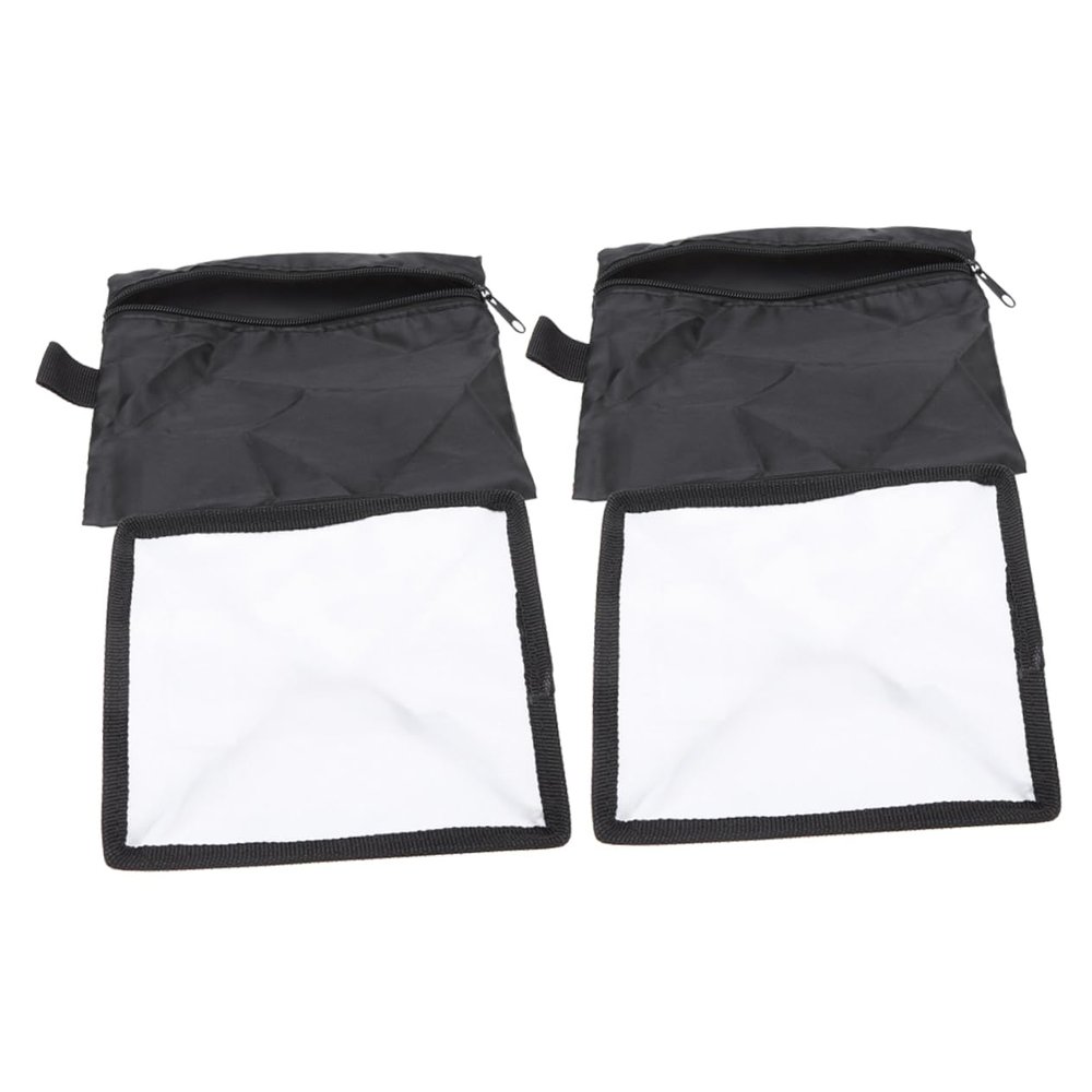 DirectNine Basics 2pcs Flash Diffuser Sock for Photography Light Diffuser for Portrait Wedding Use -Skid Design Reflective Material for Photography Enthusiasts