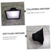 DirectNine Basics 2pcs Flash Diffuser Sock for Photography Light Diffuser for Portrait Wedding Use -Skid Design Reflective Material for Photography Enthusiasts view 2