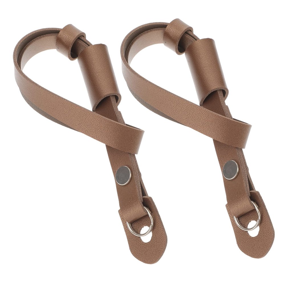 HOMOCONO 2pcs Cowhide Camera Wrist Strap Safety Strap for Cameras Digital Wristband Simple Installation Comfortable Use