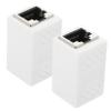 PHENOFICE 2pcs Ethernet Coupler Female to Female Connector for Network Cables Easy Installation Data Transfer for Home Office Use view 1