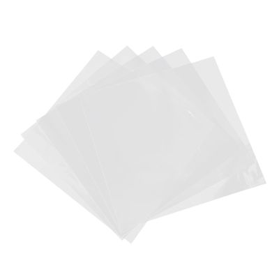 PHENOFICE 50pcs Vinyl Record Sleeves Clear Outer Covers for Protection Anti-Static Heavyweight Storage for Vinyl Record Collectors