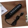 OSOLADY USB Hb70 8 Port USB 2.0 Mini Hub for Laptop Phone Tablet Black Easy to Carry Fast Data Transfer view 3