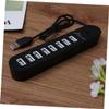 OSOLADY USB Hb70 8 Port USB 2.0 Mini Hub for Laptop Phone Tablet Black Easy to Carry Fast Data Transfer view 4