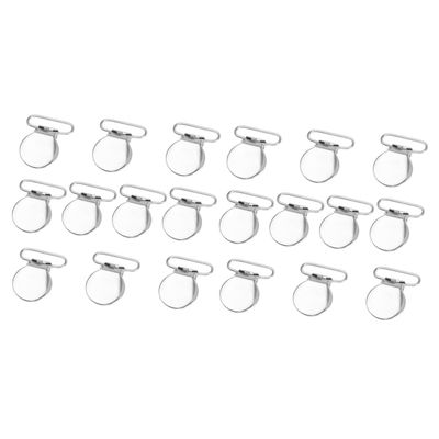 Tofficu 20pcs Dummy Strap Clip Metal Straps Buckle Simple Belt Clip for Men Belt