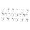 Tofficu 20pcs Dummy Strap Clip Metal Straps Buckle Simple Belt Clip for Men Belt view 1