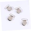 Tofficu 20pcs Dummy Strap Clip Metal Straps Buckle Simple Belt Clip for Men Belt view 4