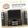 MOLUCKFU 6pcs Speaker Dust Cap Covers for Speaker Subwoofer Woofer Coil Easy Installation Black view 3