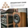 MOLUCKFU 6pcs Speaker Dust Cap Covers for Speaker Subwoofer Woofer Coil Easy Installation Black view 4