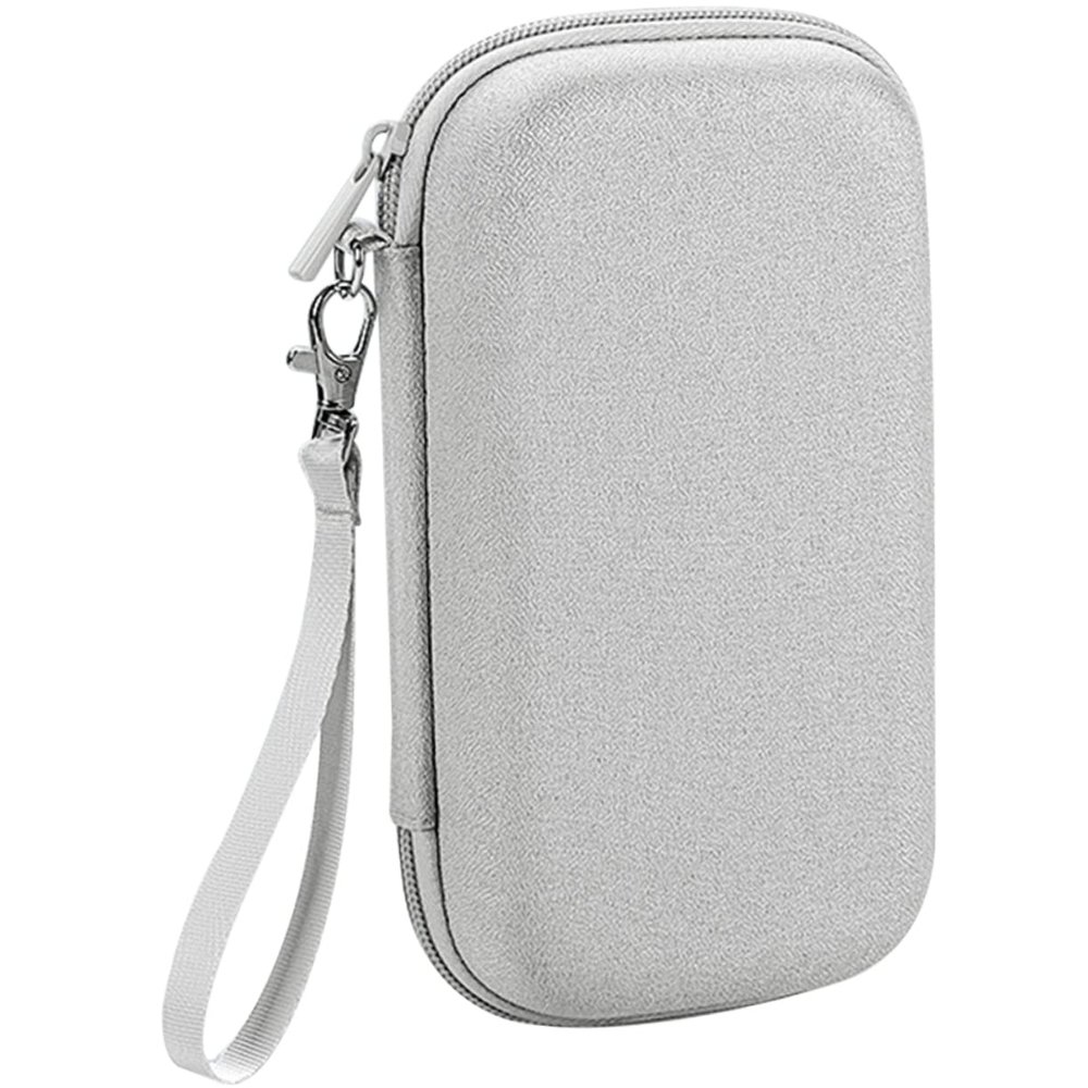 Portable Electronics Accessories Case Digital Organizer for Cables Chargers and Power Banks Shockproof Material for Travel and Home Use Elegant Lanyard