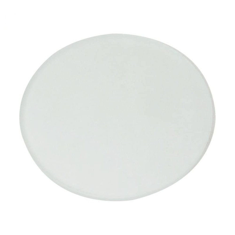 Microscope Kit Stereo Microscope Working Stage Transparent Translucent Round Specimen Plate Frosted Glass Microscope Lens Adapters(95mm Frosted Glass)