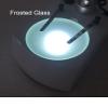 Microscope Kit Stereo Microscope Working Stage Transparent Translucent Round Specimen Plate Frosted Glass Microscope Lens Adapters(95mm Frosted Glass) view 4