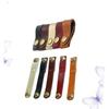 CIYODO 10pcs Leather Data Cable Organizer Cord Cable Organizer Clips for Earphone Winder Cord Tape view 2