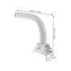 OKUMEYR 2pcs Outdoor Antenna Mast Pole Mount Bracket Pipe Mount for Antennas and Practical for Network Bridge view 2
