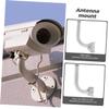 OKUMEYR 2pcs Outdoor Antenna Mast Pole Mount Bracket Pipe Mount for Antennas and Practical for Network Bridge view 3