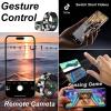 CNBRO Smart Ring Fitness Tracker Heart Rate Monitor Sleep Tracker Gesture Control Fitness Rings Blood Pressure Pedometer Calories Step Counter Health Smart Rings for Women Men with Charging Case view 4