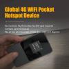 Global Travel Mobile Hotspot Device 4G Pocket Router No Roaming fee Built-in SIM Card No Need Physical Card No Contract 150 Countries Travel Portable WiFi Hotspot 100GB for US view 4