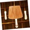 ROMISBABA Woven Retro Lampshade Replacement Shade for Home Versatile Light Cover for Table Floor and Chandelier Lamps Suitable for Rustic and Farmhouse Styles view 2