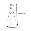 QUMIIRITY Portable Lightweight Tripod for Camera Smartphone Height Section Telescopic Design for Photography Live Streaming and Travel view 2