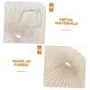 ROMISBABA Umbrella Lampshade Modern Light Shade for Ceiling Bedside Table Lamps Grey view 3