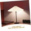 ROMISBABA Umbrella Lampshade Modern Light Shade for Ceiling Bedside Table Lamps Grey view 4
