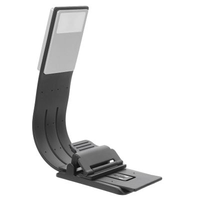 Folding USB Rechargeable Book Light Led Clip Reading Lamp with Flexible Arm Eye-Caring Illumination Magnet Clip for Bed Desk and Bookmark Use