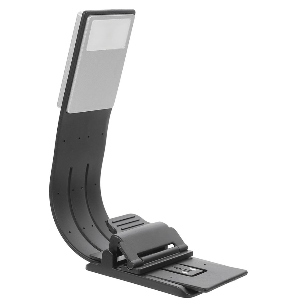 Folding USB Rechargeable Book Light Led Clip Reading Lamp with Flexible Arm Eye-Caring Illumination Magnet Clip for Bed Desk and Bookmark Use