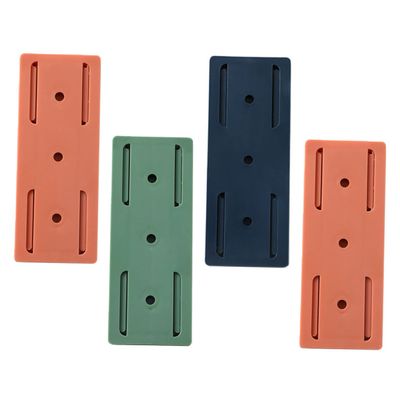 CAXUSD 8pcs Simple Wall Mount Holders for Power Strips Cable Organizers Punch-Adapter Fixer No Drilling Wall Hanging Cable Wire Holder Random Color