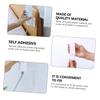 CAXUSD 8pcs Simple Wall Mount Holders for Power Strips Cable Organizers Punch-Adapter Fixer No Drilling Wall Hanging Cable Wire Holder Random Color view 2