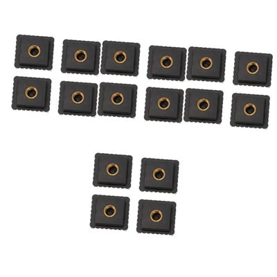 FELTECHELECTR 16pcs Hot Shoe Mount Adapter for Led Light Screw Bracket for Flash Camera Accessories Easy Install Slot Design Nut for Use