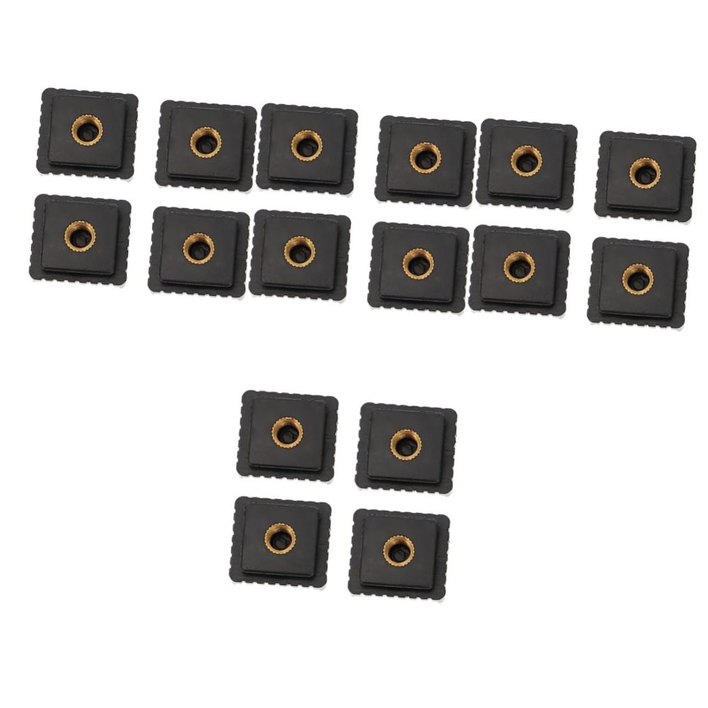 FELTECHELECTR 16pcs Hot Shoe Mount Adapter for Led Light Screw Bracket for Flash Camera Accessories Easy Install Slot Design Nut for Use