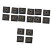 FELTECHELECTR 16pcs Hot Shoe Mount Adapter for Led Light Screw Bracket for Flash Camera Accessories Easy Install Slot Design Nut for Use view 1