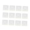 ETHZZLE 500pcs Self-adhesive Cable Tie Mounts for Wire Management Zip Tie Holders Easy to Install White Bases for Organization view 1