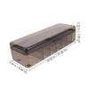 OKUMEYR 2pcs Plastic Cable Storage Box Lid Cord Organizer Case for Electronics Cable Management Box Design view 2