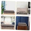 OKUMEYR 2pcs Plastic Cable Storage Box Lid Cord Organizer Case for Electronics Cable Management Box Design view 3