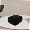 QUMIIRITY Eva Headphone Storage Bag Durable Zipper Pouch Case for Earphones for Travel and Daily Use Shockproof Design Mesh Storage for Accessories Black view 4