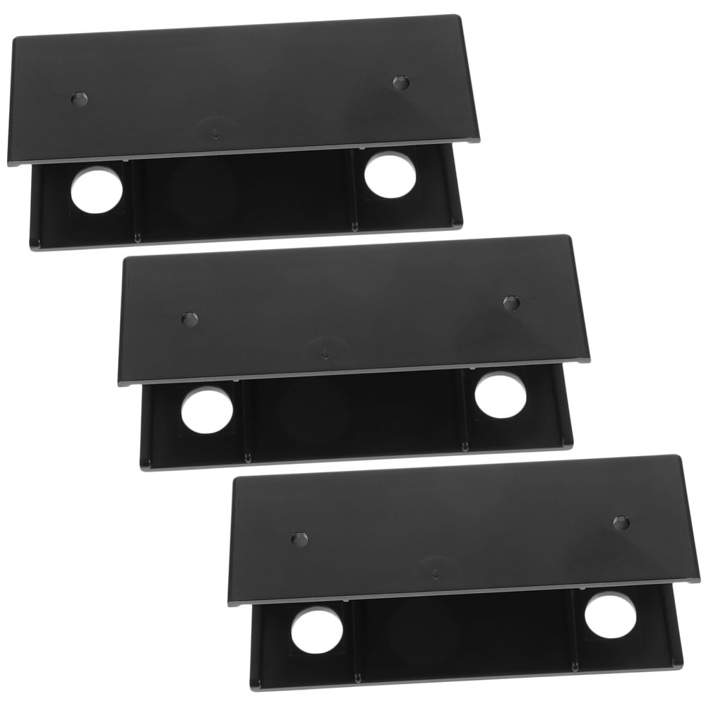 HOMOCONO Adjustable Angle Laptop Desk Mount Keyboard Bracket Under Desk Laptop Organizer Black