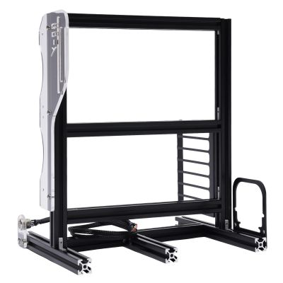 Open Computer Chassis Durable Aluminum and Acrylic Motherboard Case Rack Open Air Frame Chassis Efficient Cooling Space Saving Design Stylish Look for Computer Setup