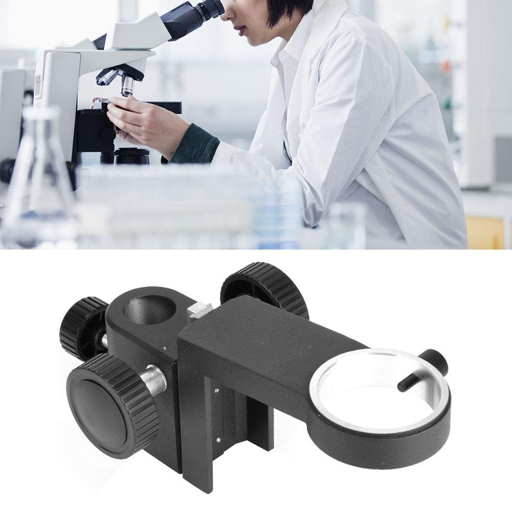 50mm Focusing Bracket, ABS Microscope Holder Bracket for 2in Diameter Sight, and Improved Efficiency, Black Color, Brand New ABS Material, 25mm Cylinder
