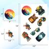 100pcs Hiking Stickers - Outdoor Sticker, Adventure, Camping Waterproof Decals for Water Bottles Laptop Luggage Computer Scrapbooking Teens Adults Girls Funny Party Birthday Decorations view 4