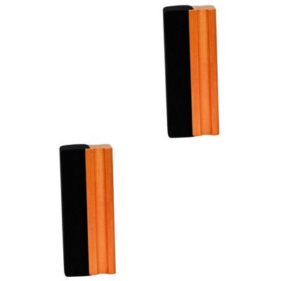 Yardenfun 2pcs Vinyl Record Brush Record Vinyl Dust Remover Wood Handle Safe for Vinyl Records