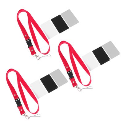 CIYODO 9pieces Neutral Grey Exposure Cards Lanyard for DSLR Video Photography Accurate White Balance and Light Measurement Tool for Digital Cameras
