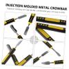 CAXUSD 6pcs Double-Headed Disassembly Pry Tool Crevice Cleaning Trim Removal Automotive Tools Phone Laptop Dismantling Injection-Molded Metal Crowbar view 3