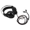 LIFKICH 1pc Wired Gaming Headset Microphone Stylish Design Comfortable -Mounted Earphone for Computer Games Black Upgrade Dual Jack Version view 1